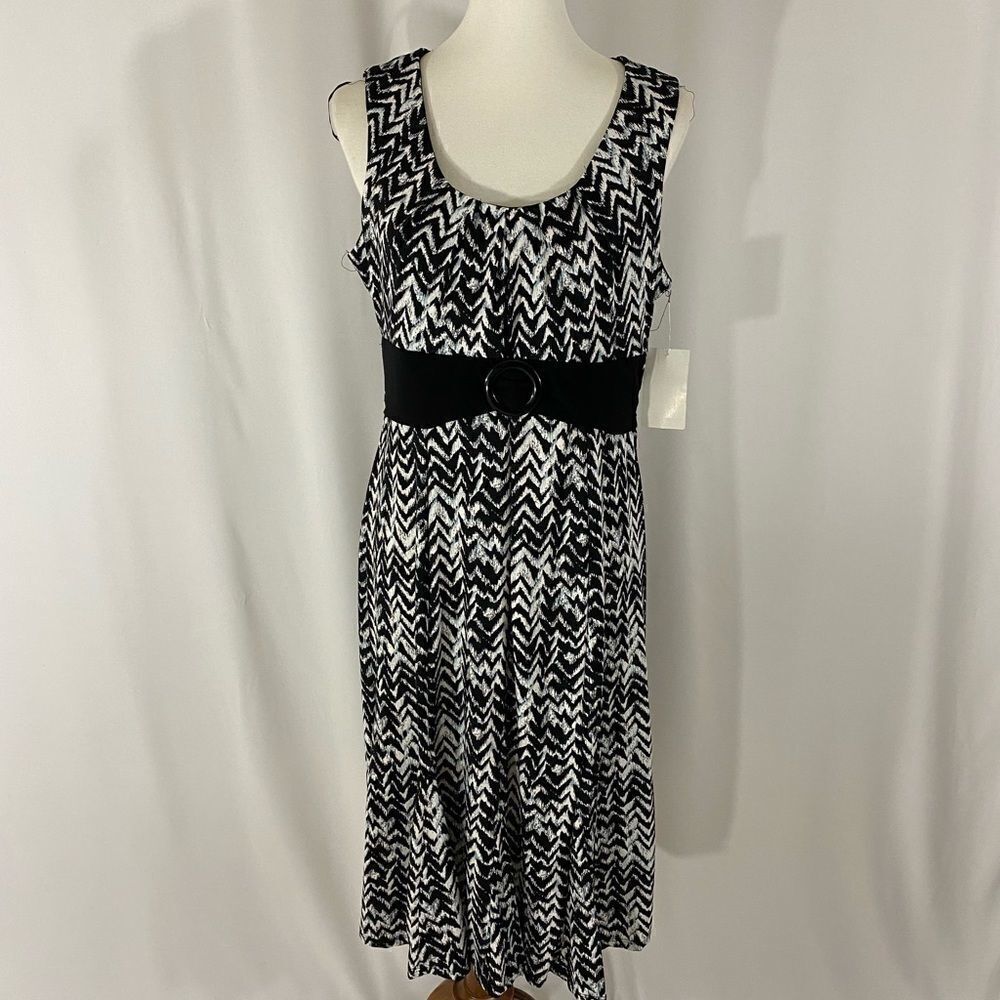 NWT Perception Black and White Dress